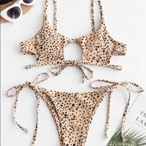 Leopard Print Cheeky Bikini